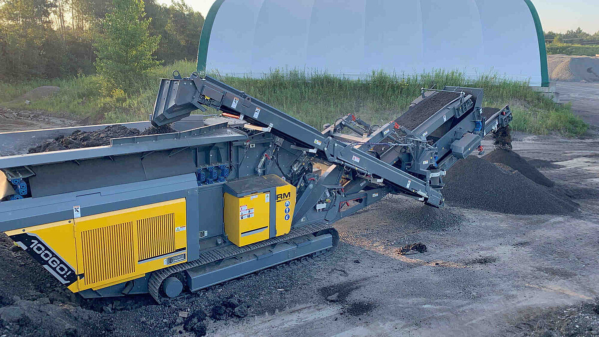 Turn chunked asphalt & millings into a recycled asphalt product