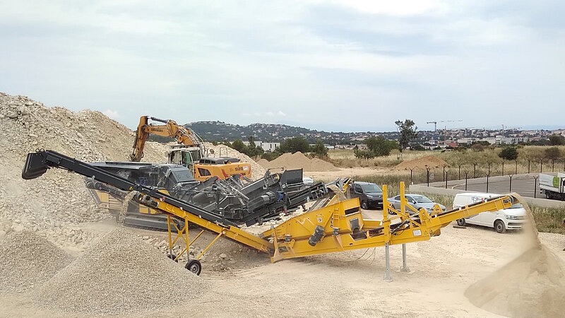 The most compact gravel plant with 4 finished fractions