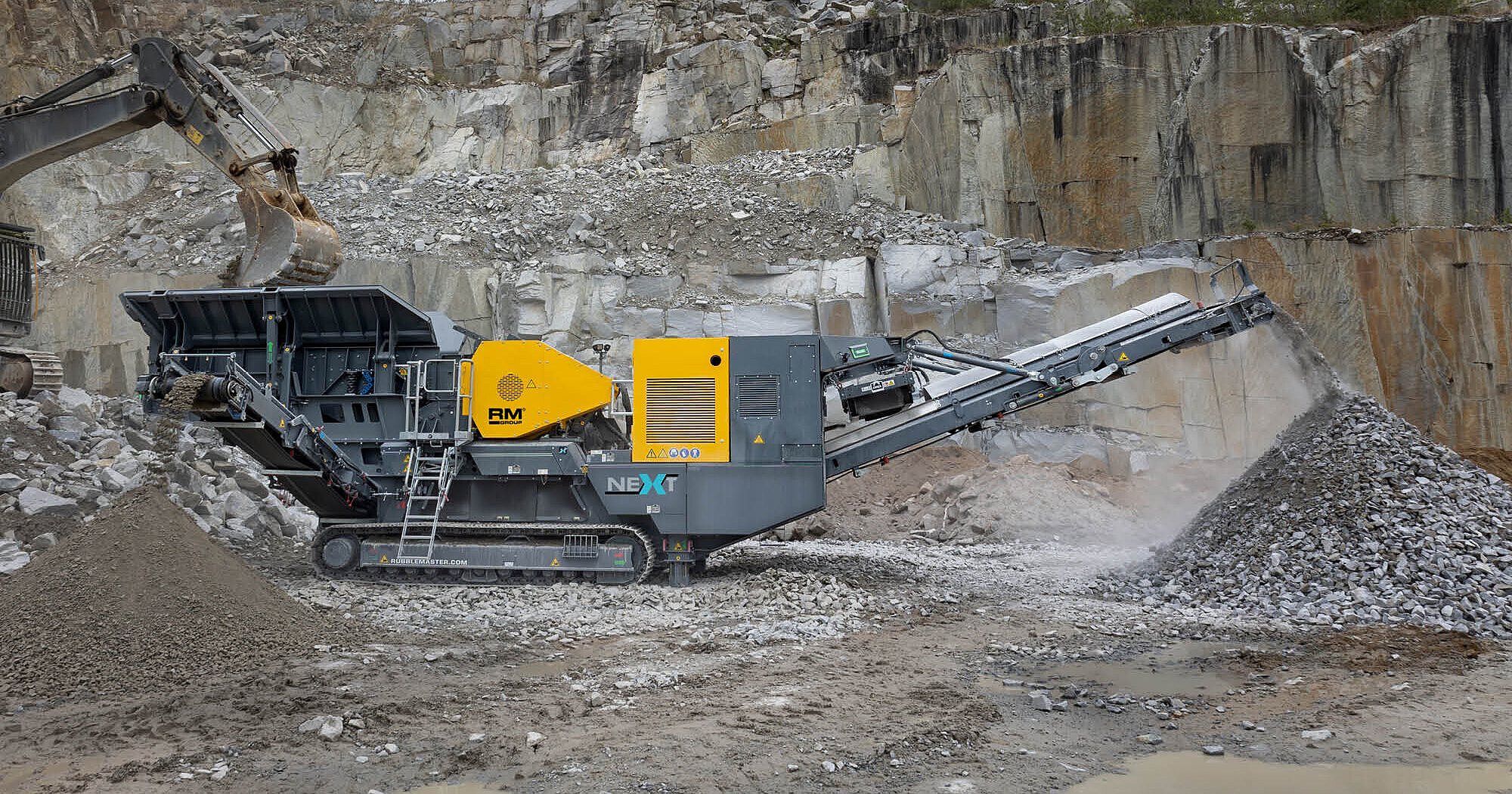 無印良品 RMJ-11B RM J110X Mobile Jaw Crusher | RUBBLE MASTER