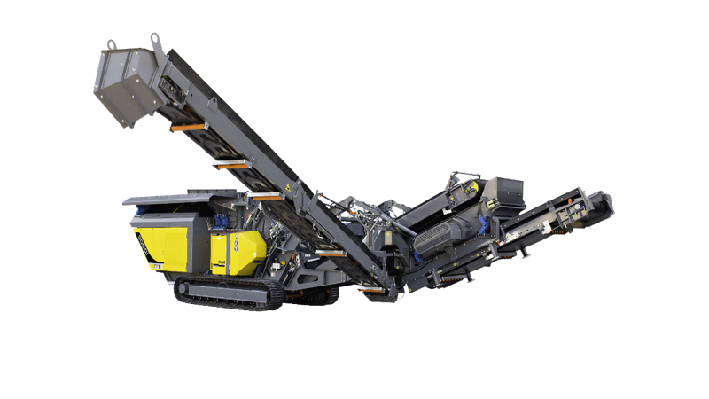 Open circuit crushing - 2-way split