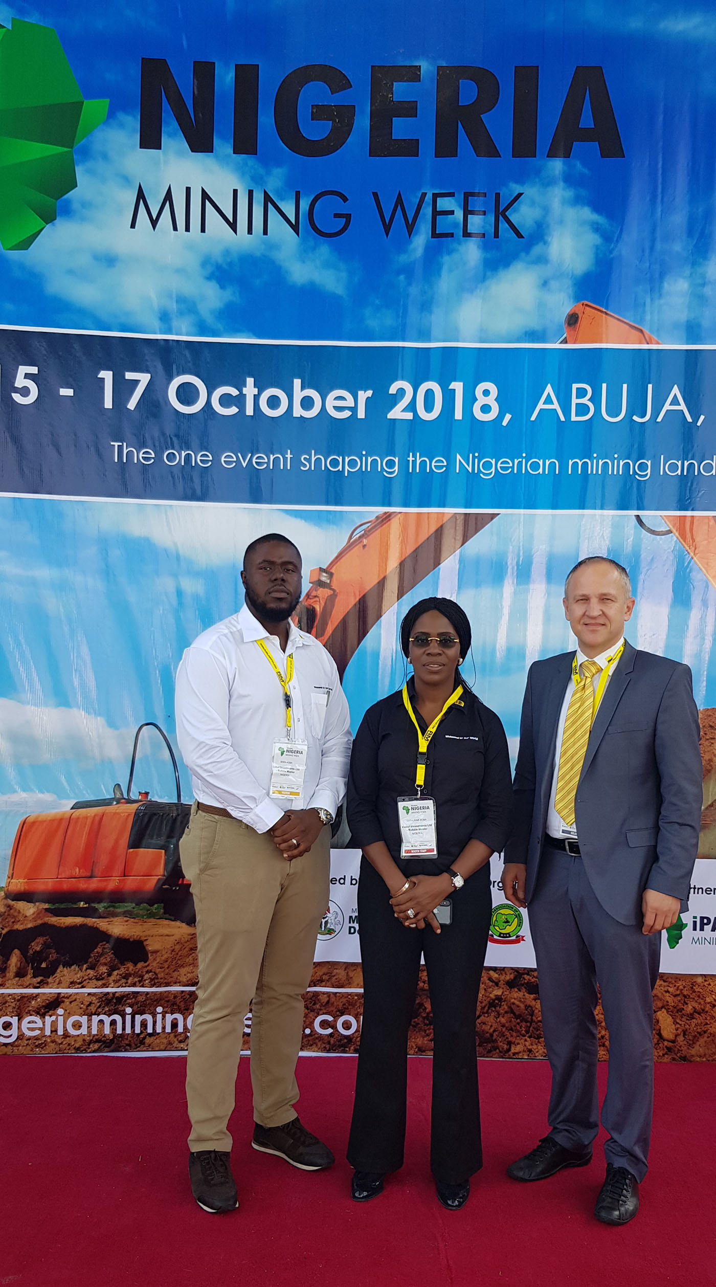Nombreuses questions posées à la Nigeria Mining Week RUBBLE MASTER